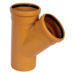 Разклонител Pestan PVC за канализация с уплътнител ф 250х110 мм, 45 °