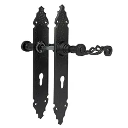 Дръжка Amig за врата секретна 280х45 мм, черна мат, 102PB