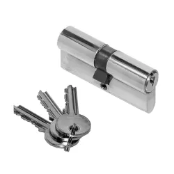 Ключалка Lob секретна 3 ключа 31/51 DIN, никел, WA54 Ключалка Lob секретна 3 ключа 31/51 DIN, никел, WA54