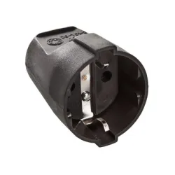 Контакт as - Schwabe тип куплунг  16 A, 20 IP, черен