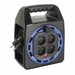 Макара as - Schwabe кабелен удължител  4 гнезда, 15 м, 3x1.5 мм2, ШВПС-В