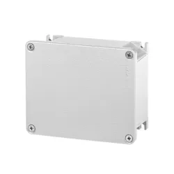 Кутия Scame разклонителна алуминиева за открит монтаж, противовлажна 140х115x60 мм, открит монтаж, сива, 66 IP, Alubox Кутия Scame разклонителна алуминиева за открит монтаж, противовлажна 140х115x60 мм, открит монтаж, сива, 66 IP, Alubox