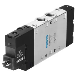Разпределител Festo електромагнитен 2.5-10 bar, 1/4, 1500 л/мин, 24 DC V, CPE18-M1H-5L-1/4 Разпределител Festo електромагнитен 2.5-10 bar, 1/4, 1500 л/мин, 24 DC V, CPE18-M1H-5L-1/4