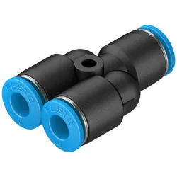 Тройник Festo пневматичен шлаух - шлаух - шлаух Y-образен 6 мм, 6 мм, QSY-6