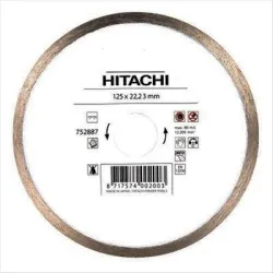 Диск HiKOKI - Hitachi диамантен за сухо рязане на керамични плочки 125x22.2x5 мм, 5 мм Диск HiKOKI - Hitachi диамантен за сухо рязане на керамични плочки 125x22.2x5 мм, 5 мм