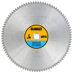 Диск DeWALT метален HM за рязане на неръждаема стомана 355х25.4х2.15 мм, 80 z, Stainless Steel