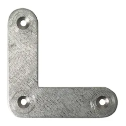 Планка Dimco Star плоска Г-образна 60х60х15х1.5 мм, 90 °