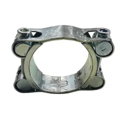 Скоба Mega за водни съединения за високо налягане двойна, поцинкована ф 60-70 мм