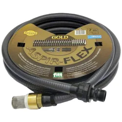 Маркуч Valmon смукателен с PVC спирала, с накрайници 22 мм, смукателен, PVC, 4 м, Aspir-Flex Gold Маркуч Valmon смукателен с PVC спирала, с накрайници 22 мм, смукателен, PVC, 4 м, Aspir-Flex Gold