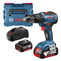 Бормашина винтоверт Bosch акумулаторна ударна 18 V, 5 Ah, 50 Nm, 1.5-13 мм, GSB 18V-50 Professional Бормашина винтоверт Bosch акумулаторна ударна 18 V, 5 Ah, 50 Nm, 1.5-13 мм, GSB 18V-50 Professional