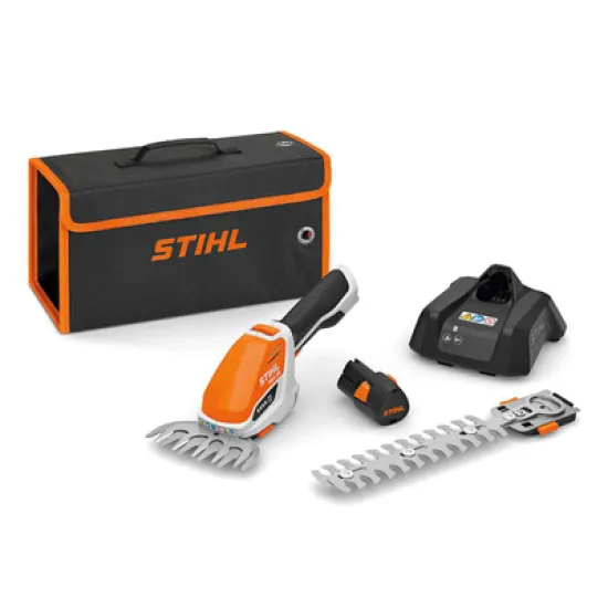 Ножица STIHL градинска акумулаторна за трева 10.8 V, 2 Ah, 200 мм, HSA 26