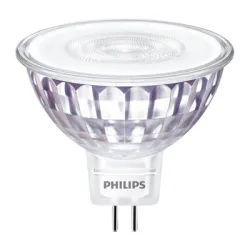 LED крушка Philips  460 lm, 5.5 W, 12 V, Gx5.3, 3000 K, топло бяла, Master Value MR16 LED крушка Philips  460 lm, 5.5 W, 12 V, Gx5.3, 3000 K, топло бяла, Master Value MR16