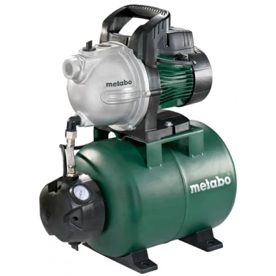 Уредба Metabo хидрофорна с цилиндричен съд 3.3 м3/ч, 45 м, 8 м, 24 л, HWW 3300/25 G