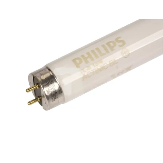 Лампа Philips луминесцентна UV за инсектициди за инсектициди, 18 W, 604 мм, 230 V, G13/Т8, Actinic BL TL