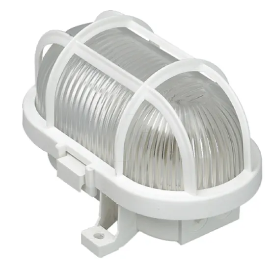 Тяло as - Schwabe тип плафониера промишлена за мокри помещения 60 W, 178 мм, 230 V, 44 IP, E27, бял Тяло as - Schwabe тип плафониера промишлена за мокри помещения 60 W, 178 мм, 230 V, 44 IP, E27, бял