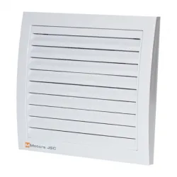 Вентилатор MMotors за стенен монтаж квадратен с клапа 18 W, 95 м3/ч, 150х149х78 мм, ф 100 мм, бял, MM 100 Вентилатор MMotors за стенен монтаж квадратен с клапа 18 W, 95 м3/ч, 150х149х78 мм, ф 100 мм, бял, MM 100