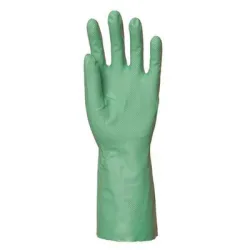 Ръкавици Eurotechnique акрилонитрилни  размер 7, 330 мм, зелени, 5527