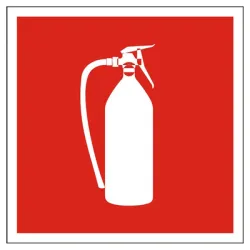 Знак Totem лепенка противопожарен Пожарогасител 147х147 мм Знак Totem лепенка противопожарен Пожарогасител 147х147 мм