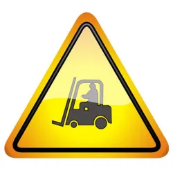 Знак Totem лепенка предупредителен Внимание! Индустриални превозни средства 145х145 мм Знак Totem лепенка предупредителен Внимание! Индустриални превозни средства 145х145 мм