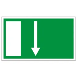 Знак Totem лепенка указателен Посока на движение 03 250х147 мм Знак Totem лепенка указателен Посока на движение 03 250х147 мм