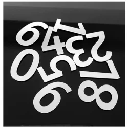 Цифра Totem за врата със самозалепващ се гръб двойка сребро, Silver 01 Цифра Totem за врата със самозалепващ се гръб двойка сребро, Silver 01