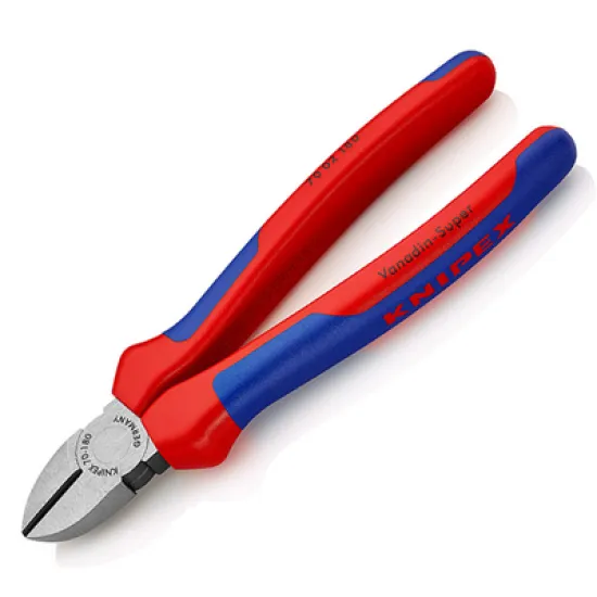 Клещи Knipex резачки странични, с изолация 180 мм, 4 мм, 70 02 180