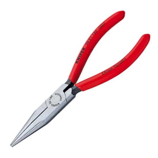 Клещи Knipex телефонни островърхи прави, с изолация 160 мм, 30 21 160