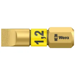 Накрайник бит Wera SB плосък торсионен SB1.2, 1/4'', 25 мм, 800/1 BDC Накрайник бит Wera SB плосък торсионен SB1.2, 1/4'', 25 мм, 800/1 BDC