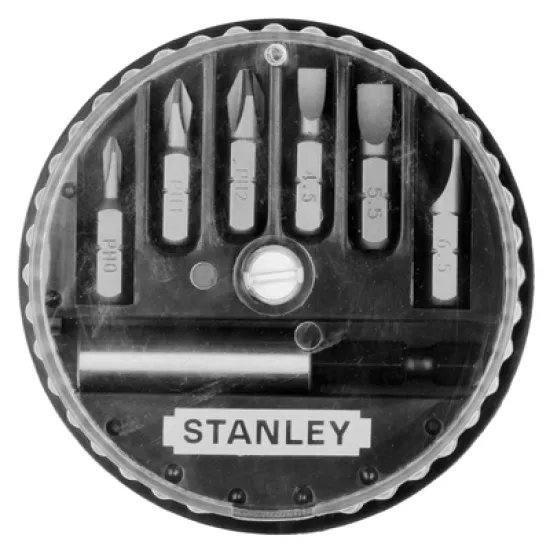 Накрайник бит Stanley комплект PH/PZ/SB с магнитен държач 7 бр., 1/4'', 25 мм