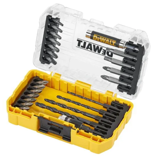 Накрайник бит DeWALT PH/PZ/SB/TX/SW комплект 25 бр., 1/4, DT70708