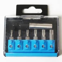 Накрайник бит Narex Bystrice комплект TX с магнитен държач 7 бр., 1/4, 8567