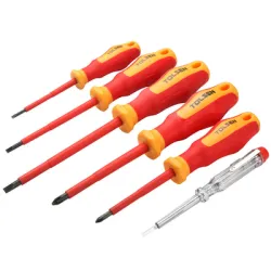 Отвертка Tolsen комплект електротехнически 1000V VDE SB/PH 6 бр. Отвертка Tolsen комплект електротехнически 1000V VDE SB/PH 6 бр.