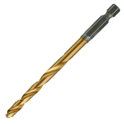 Свредло Milwaukee за метал стандартно 6 мм, 63/105 мм, HSS-G TiN, Shockwave Red Hex Свредло Milwaukee за метал стандартно 6 мм, 63/105 мм, HSS-G TiN, Shockwave Red Hex