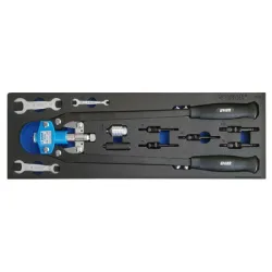 Нитачка Unior ръчна комбинирана комплект 3.2-6.4 мм, М4-М10, 1301/6 Нитачка Unior ръчна комбинирана комплект 3.2-6.4 мм, М4-М10, 1301/6