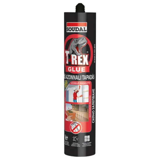 Лепило универсално Soudal полимерно  380 г, T-Rex Glue