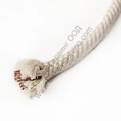 Въже текстилно Cangos памучно плетено ф 10 мм Въже текстилно Cangos памучно плетено ф 10 мм
