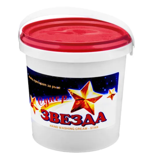 Каша Himia за измиване на ръце в кофа 1 kg, зелен, Super Star