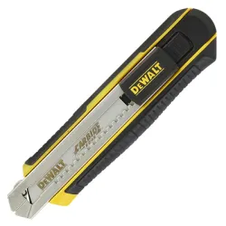 Нож макетен DeWALT метален с 3 резервни остриета 18 мм, DWHT0-10249 Нож макетен DeWALT метален с 3 резервни остриета 18 мм, DWHT0-10249