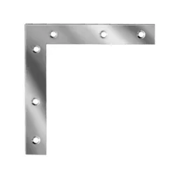 Планка плоска Г-образна  100x100x20x2 мм, 90 °