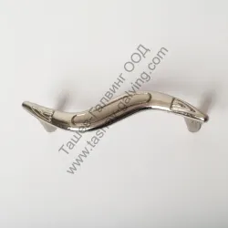 Дръжка за мебели от цинкова сплав  64 мм, сребро, 8621
