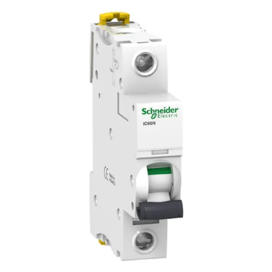 Автоматичен еднополюсен прекъсвач Schneider Electric за DIN шина крива B   20 A, 230 V, 6 kA, 1P Acti 9 iC60