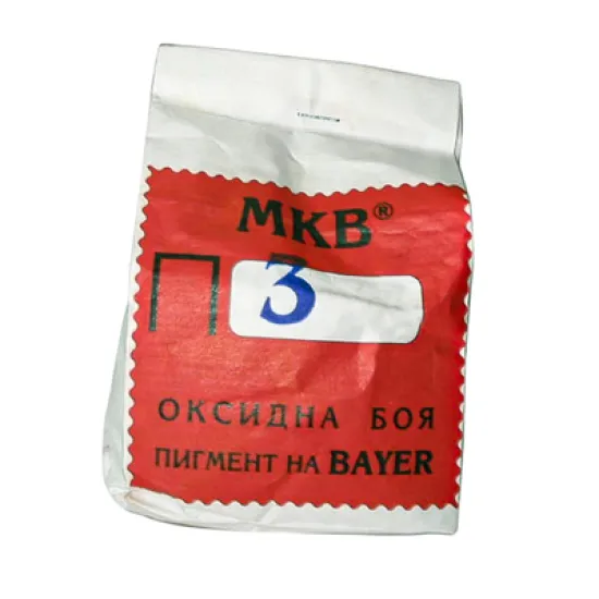 Боя Bayer пигмент оксидна 0.5 кг, тъмночервена, MKB П9