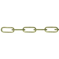 Верига Vormann декоративна стоманена с месингово покритие звено ф 2х17х10 мм, 10 кг Верига Vormann декоративна стоманена с месингово покритие звено ф 2х17х10 мм, 10 кг