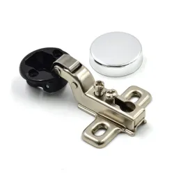 Панта Danco мебелна за стъклена вратичка полупокрит кант ф 26 мм, никел, 660 2F M14 Панта Danco мебелна за стъклена вратичка полупокрит кант ф 26 мм, никел, 660 2F M14