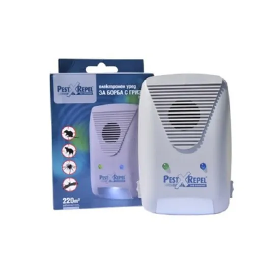 Уред Pest-X-Repel за борба с гризачи електронен 7 W, 220 м2