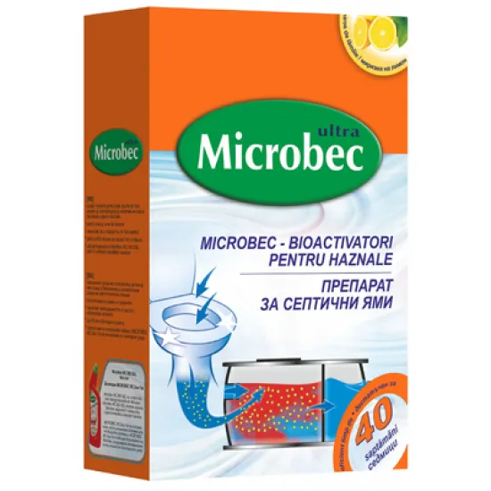 Препарат Bros за септични ями за биоразграждане 40 дози 1 кг, Microbec