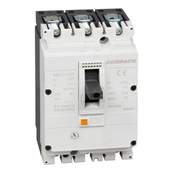 Прекъсвач Schneider Electric мощностен автоматичен тип А-1 125 A, 36 kA, 3P, 690 V, MZ1C-A125