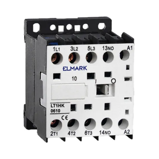 Контактор Elmark променливотоков  3P (3 NO), 1 NO, 220 V, 6 A, LT1-HK