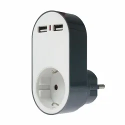 Защита as - Schwabe срещу пренапрежение 2хUSB 16 A, 230 V