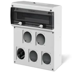 Табло Scame електроразпределително 212x415x110 мм, 2х16 A, 3х32 А Табло Scame електроразпределително 212x415x110 мм, 2х16 A, 3х32 А